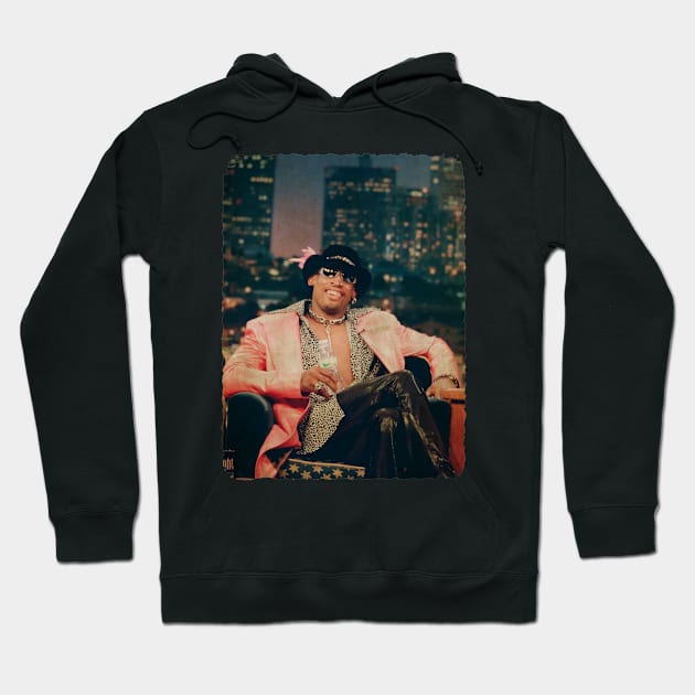 Dennis Rodman Style Hoodie by Milu Milu